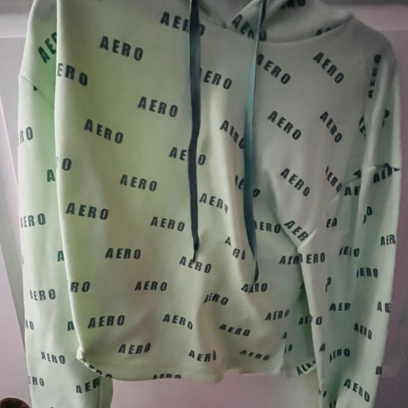 Aeropostale Sport Cropped Pullover Hoodie - Picture 1 of 2